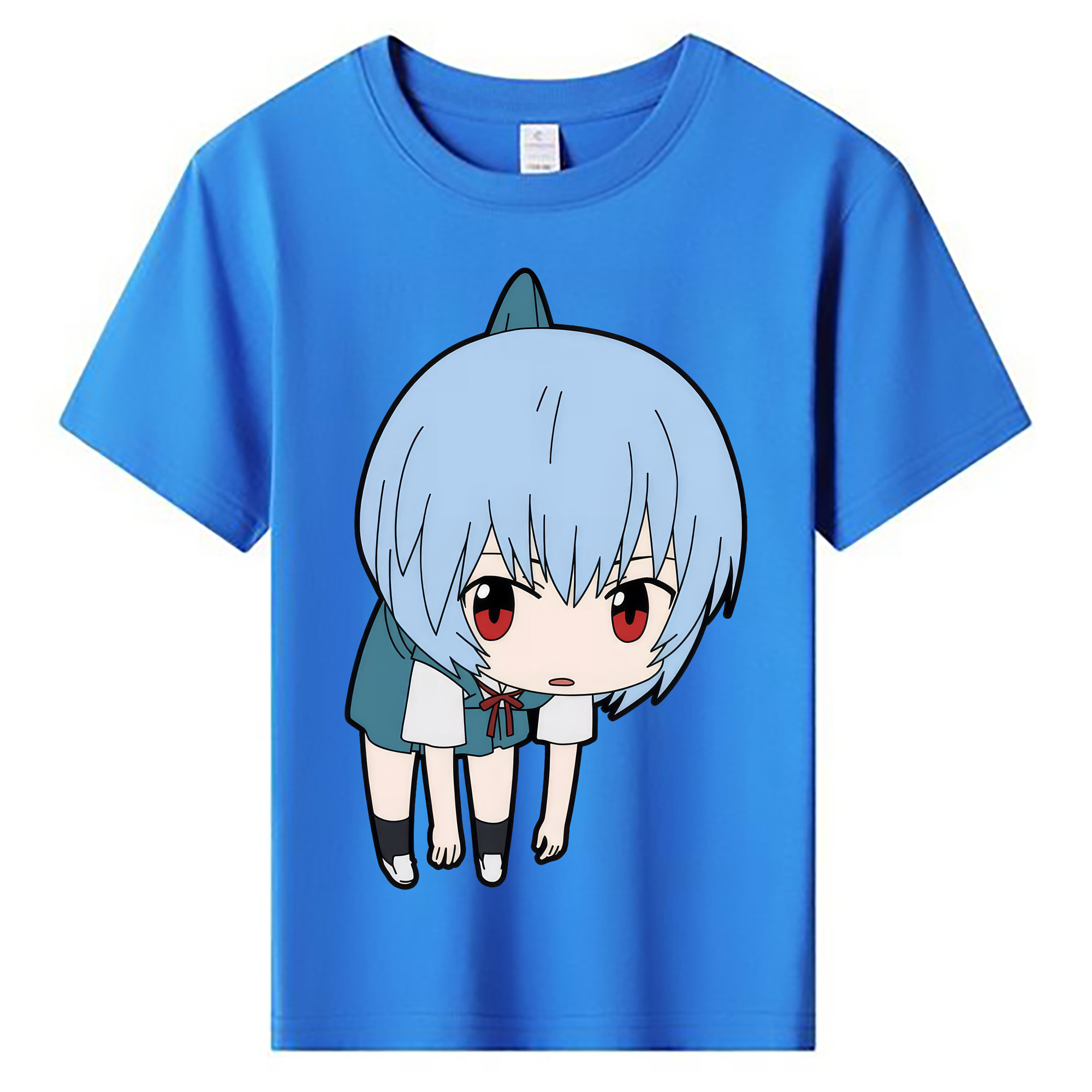 （画像用） EVA 新世紀エヴァンゲリオン 綿100％キッズTシャツ（フロントプリント）